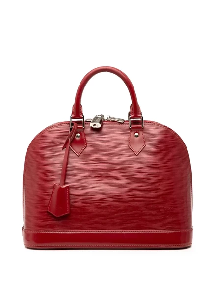 Сумка Epi Alma PM от Louis Vuitton, бывшая в употреблении в 2011 году red