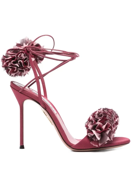 Женские босоножки Aquazzura Cherry Kiss 105 мм, красные