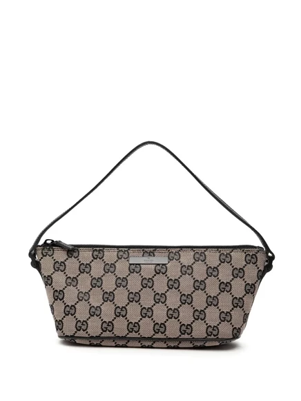 Женская сумка на плечо Gucci Pre-Owned GG Canvas, коричневая