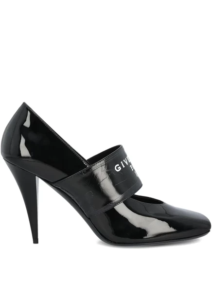 Женские туфли Givenchy Sliced Square Tape, чёрные