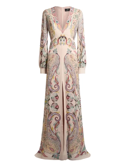 Платье с принтом ETRO neutrals