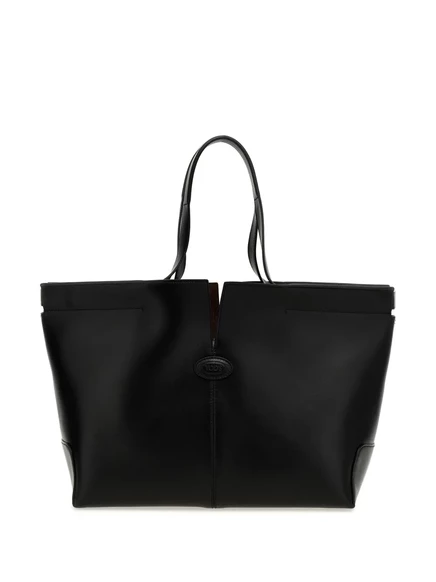 Женская сумка-тоут Tod's Di Bag Folio средне-малая, черная