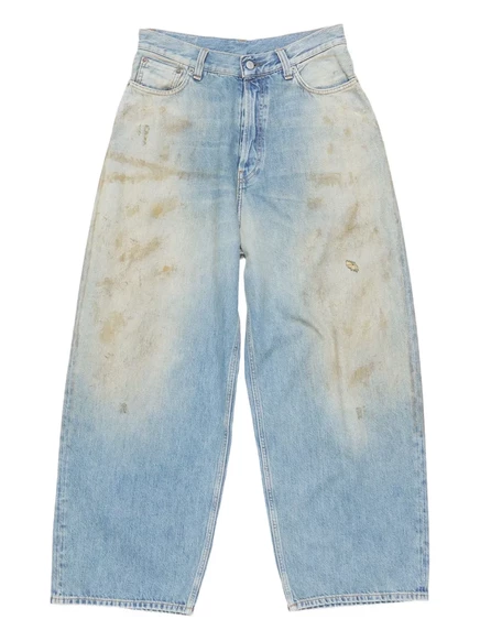 Унисекс джинсы Acne Studios с потертостями, синие