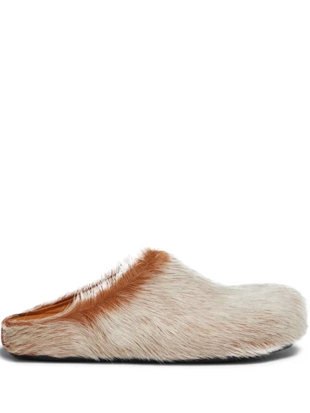 Женские мюли Marni Fussbett, коричневые
