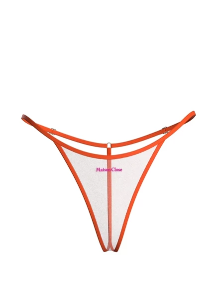 Женские стринги Maison Close Panorama micro, бежевые
