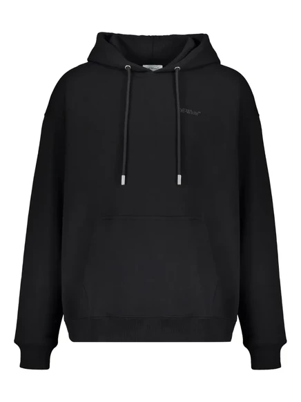 Мужское худи Off-White с принтом Arrows, черное