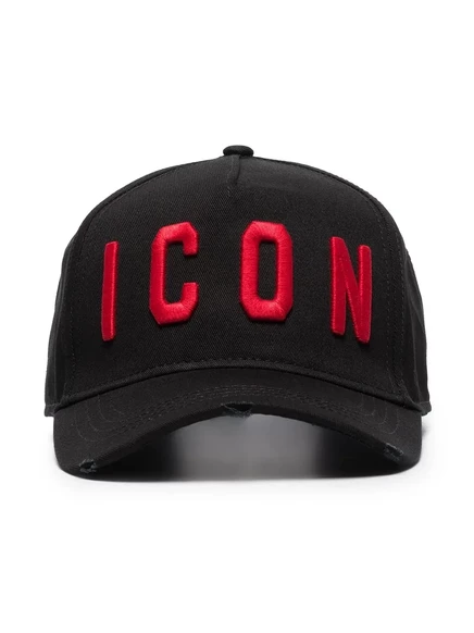 Кепка Dsquared2 Icon с вышивкой, черная