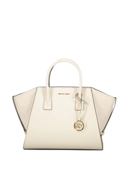 Кожаная сумка-тоут Michael Kors Avril с застежкой-молнией сверху neutrals