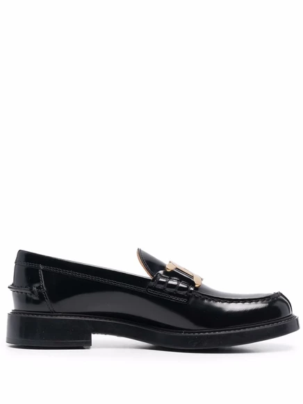 Женские лоферы Tod's с цепочкой, черные