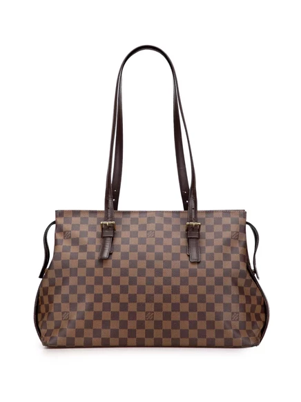 Сумка через плечо Damier Ebene Chelsea 2004 года выпуска, бывшая в употреблении у Louis Vuitton