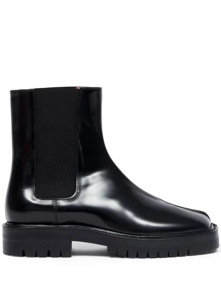 Женские ботинки-челси Maison Margiela Tabi, черные