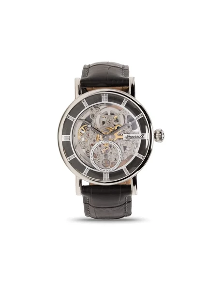Мужские часы Ingersoll The Herald автомат 40 мм, серые