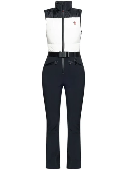 Женский лыжный комбинезон Moncler Grenoble, белый
