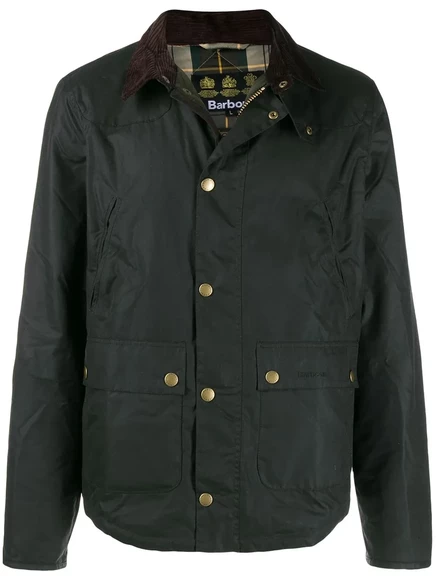 Мужская куртка Barbour Reelin с восковой пропиткой, зеленая