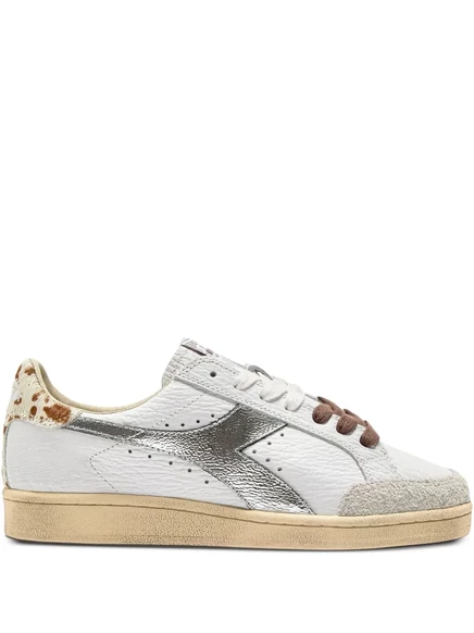Женские кроссовки Diadora с логотипом, белые