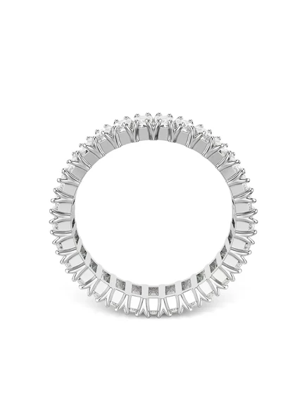 Женское кольцо Swarovski Matrix с багетами, серебристое