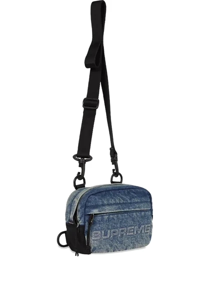 Мужская сумка-мессенджер Supreme Mini Denim, синяя