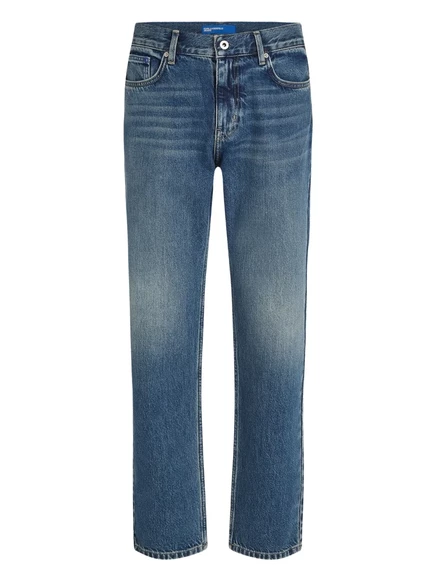 Мужские джинсы Karl Lagerfeld Jeans прямого кроя, синие