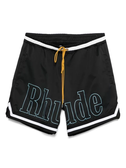 Мужские шорты для плавания RHUDE с логотипом, черные