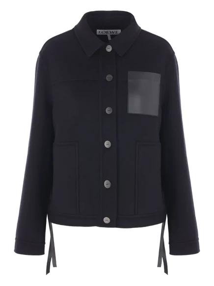 Куртка с несколькими карманами на пуговицах от LOEWE black