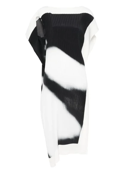 Женское миди-платье Issey Miyake Shadow Study плиссированное, черное