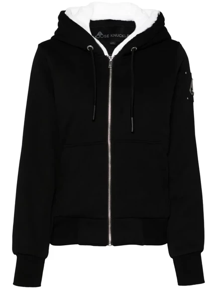 Женский пуховик Moose Knuckles Classic Bunny, черный