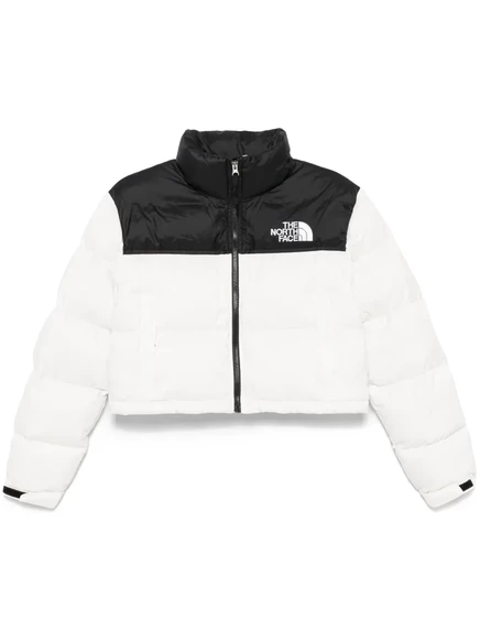 Женский укороченный пуховик The North Face Nuptse, белый