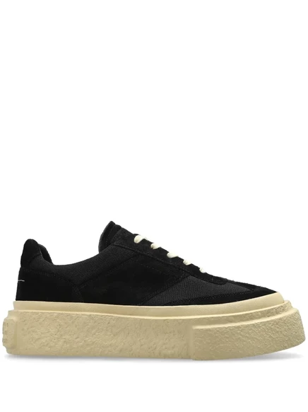 Мужские низкие кроссовки MM6 Maison Margiela Gambetta, черные