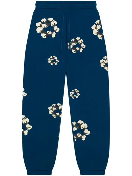 Мужские спортивные штаны Denim Tears Cactus Tears Wreath, синие