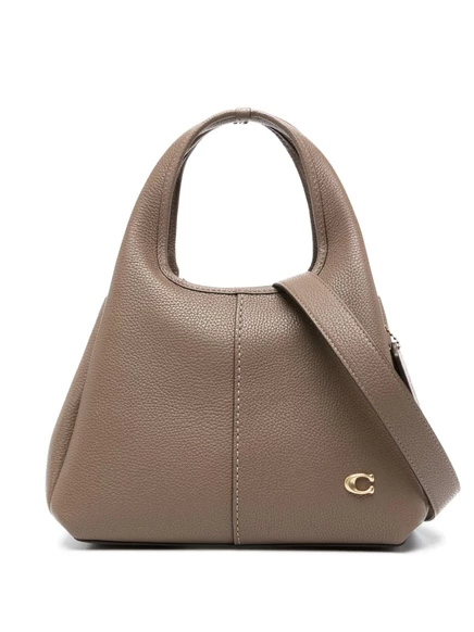 Женская сумка Coach Lana из зернистой кожи, коричневая