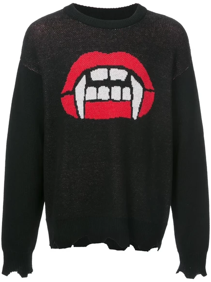 Свитер для губ Haculla Fang black