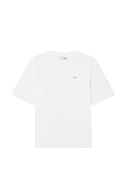 Женская футболка Lacoste с логотипом, белая