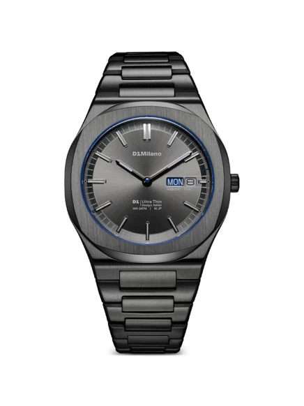 Мужские часы D1 MILANO Ultra Thin, 39 мм, серые