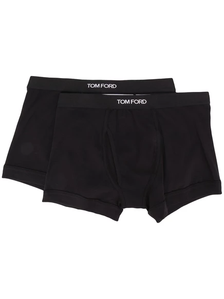 Мужские боксеры Tom Ford, 2 шт., с логотипом, черные
