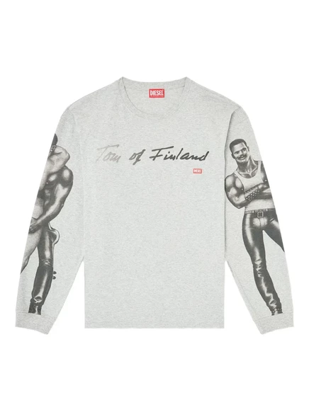 Унисекс свитшот Diesel x Tom of Finland Box, серый