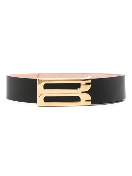 Женский ремень Victoria Beckham Jumbo Frame, чёрный