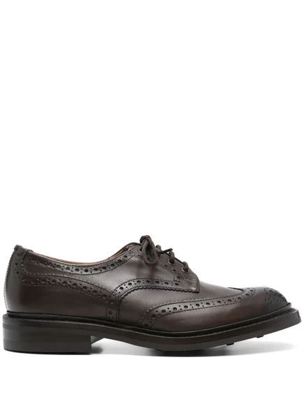 Мужские дерби Tricker's, кожаные, коричневые