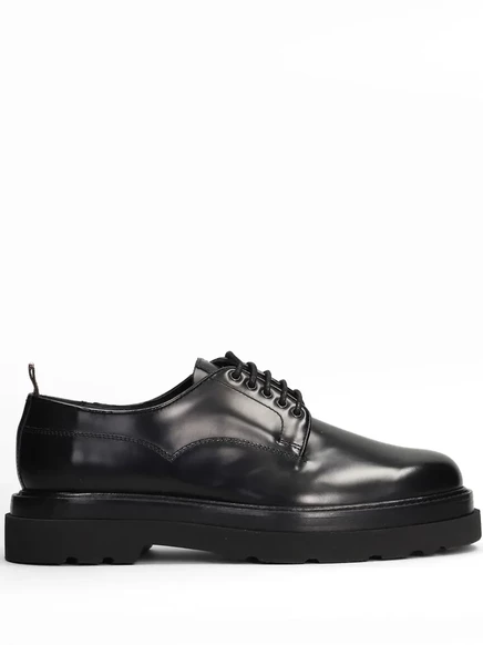Туфли-дерби на шнуровке от Paul Smith black
