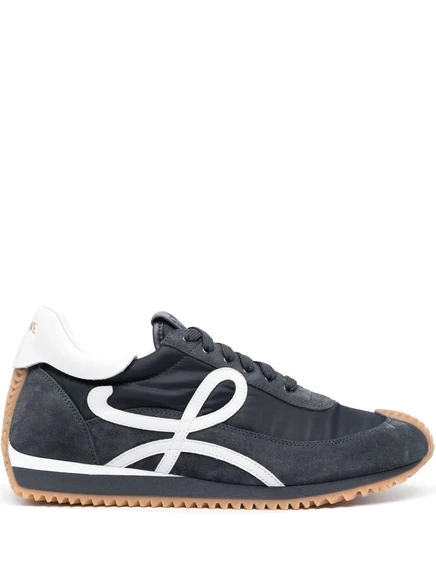Кроссовки LOEWE Flow Runner с рисунком анаграммы blue