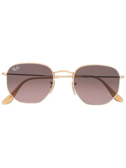 Солнцезащитные очки Ray-Ban в шестиугольной оправе gold