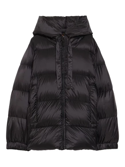 Женская стёганая пуховая куртка Max Mara, черная