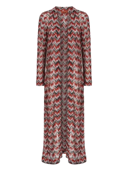 Женский макси-кардиган Missoni с узором шеврон, черный
