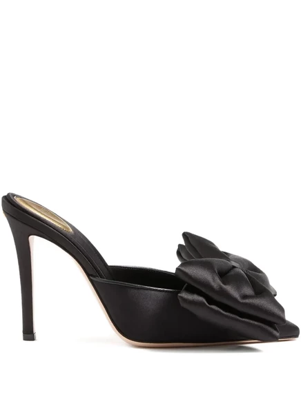 Женские мюли Valentino Garavani Yolande 105 мм, черные