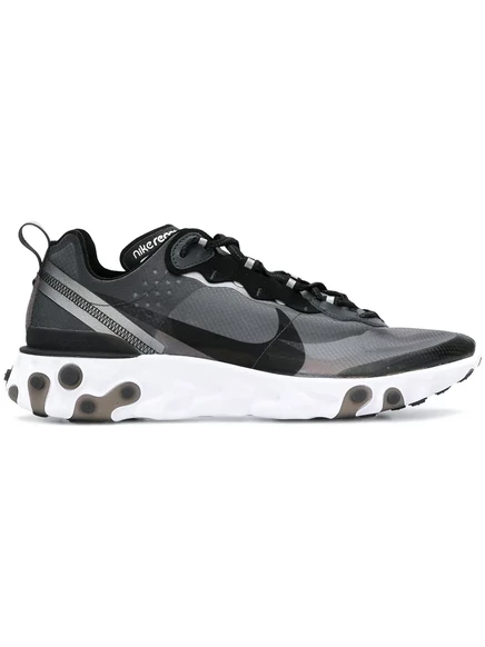 Унисекс кроссовки Nike React Element 87, антрацитово-черные