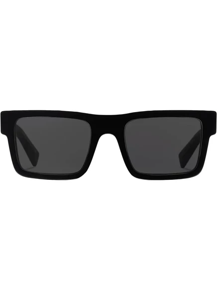 Солнцезащитные очки в прямоугольной оправе Prada Eyewear black