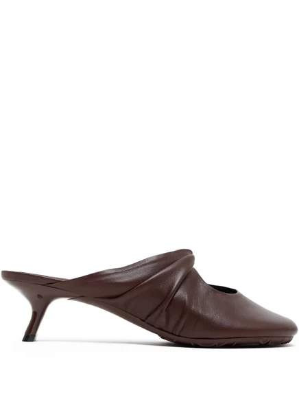 Женские мюли Loewe Toy Panta с узлом, коричневые