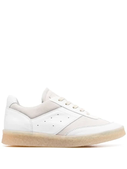 Женские кеды MM6 Maison Margiela панельные, белые