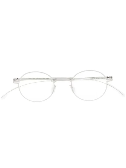 Очки Mykita круглые, серебристые