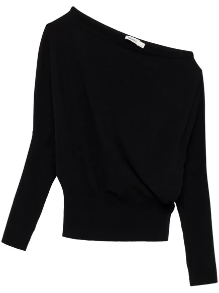 Свитер Simkhai Lavina с открытыми плечами black