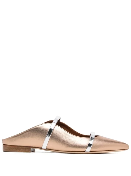 Женские мюли Malone Souliers Maureen, коричневые металлические